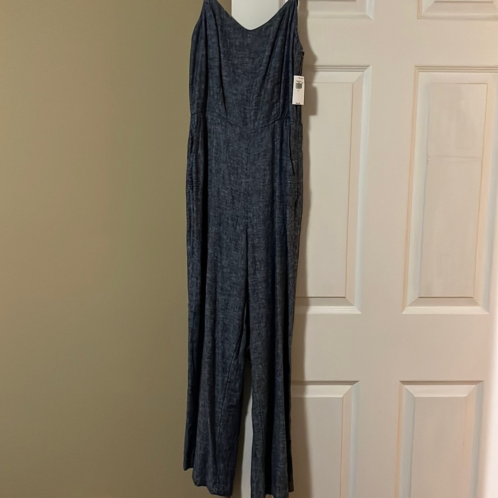Denim romper